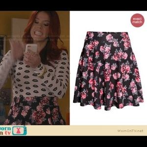 H&M Floral Circle Skirt