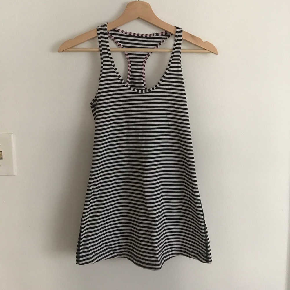 lululemon Racerback Striped Tank