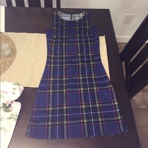 NWOT Plaid Bodycon Dress