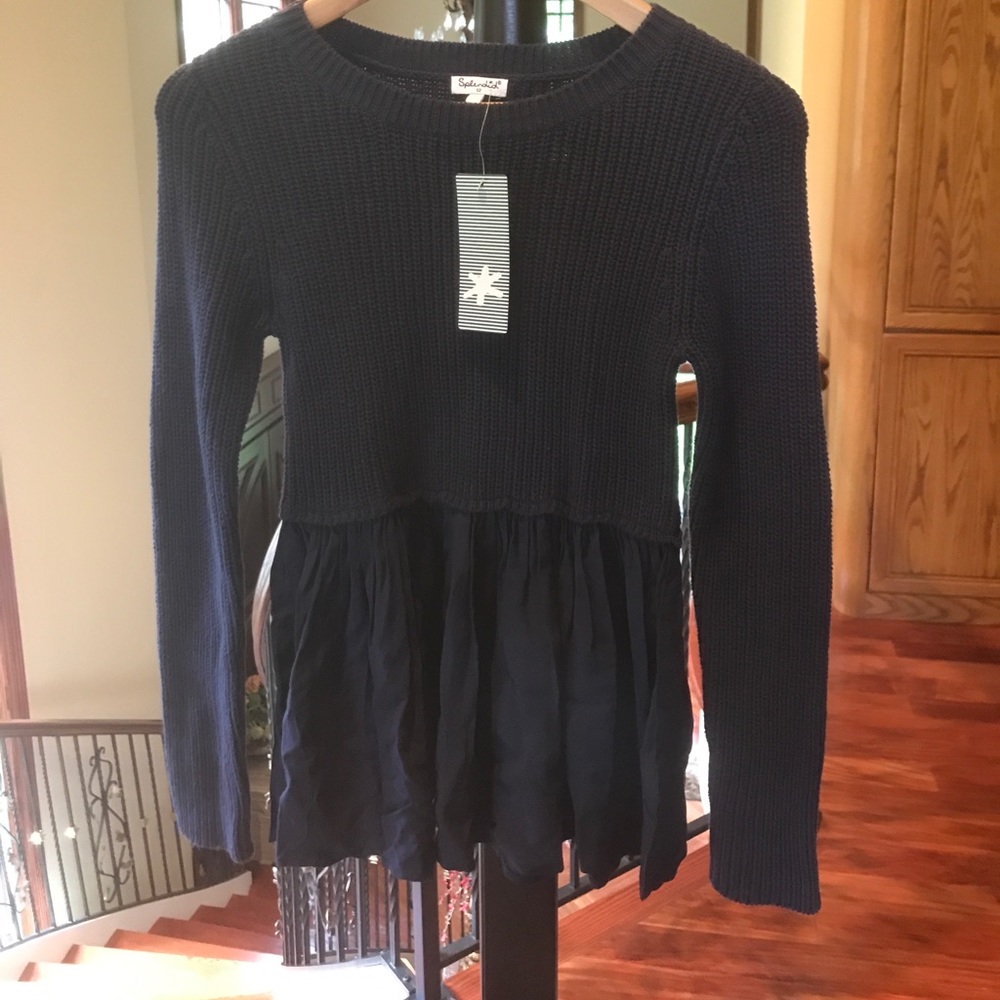 Splendid Navy Blue Sweater