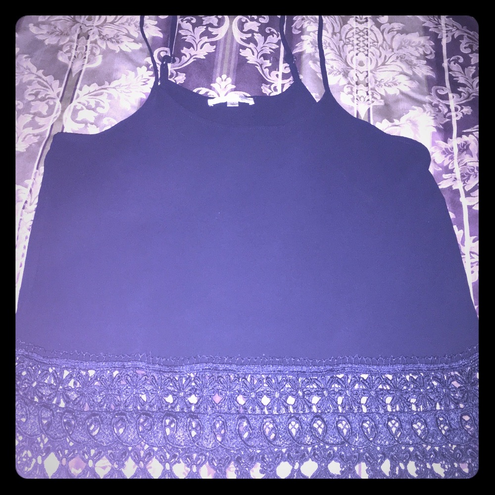 Agaci navy Blue Tank