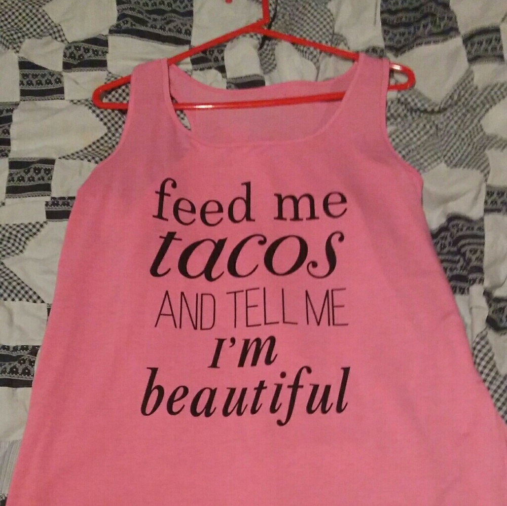 Pink trendy tank