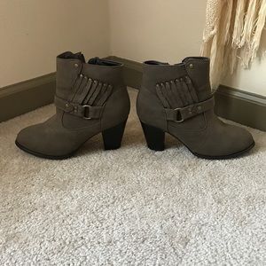 Taupe Ankle Boots