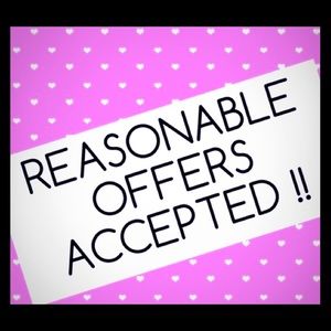 Reasonable offers accepted!!!