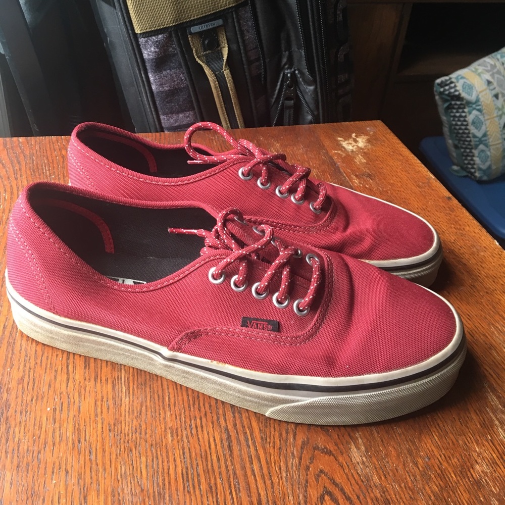 Maroon Vans