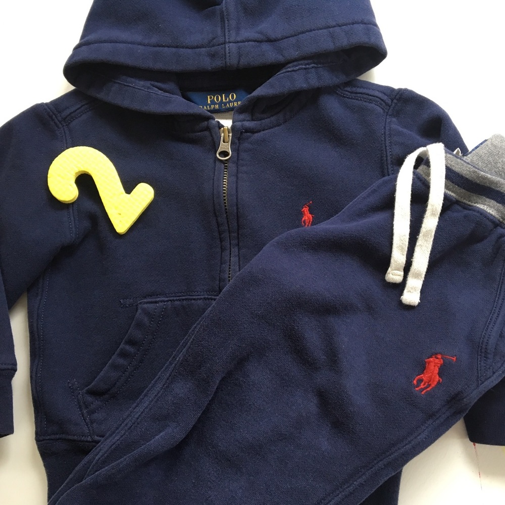 Polo by Ralph Lauren 2T Full-Zip Hoodie & Pants