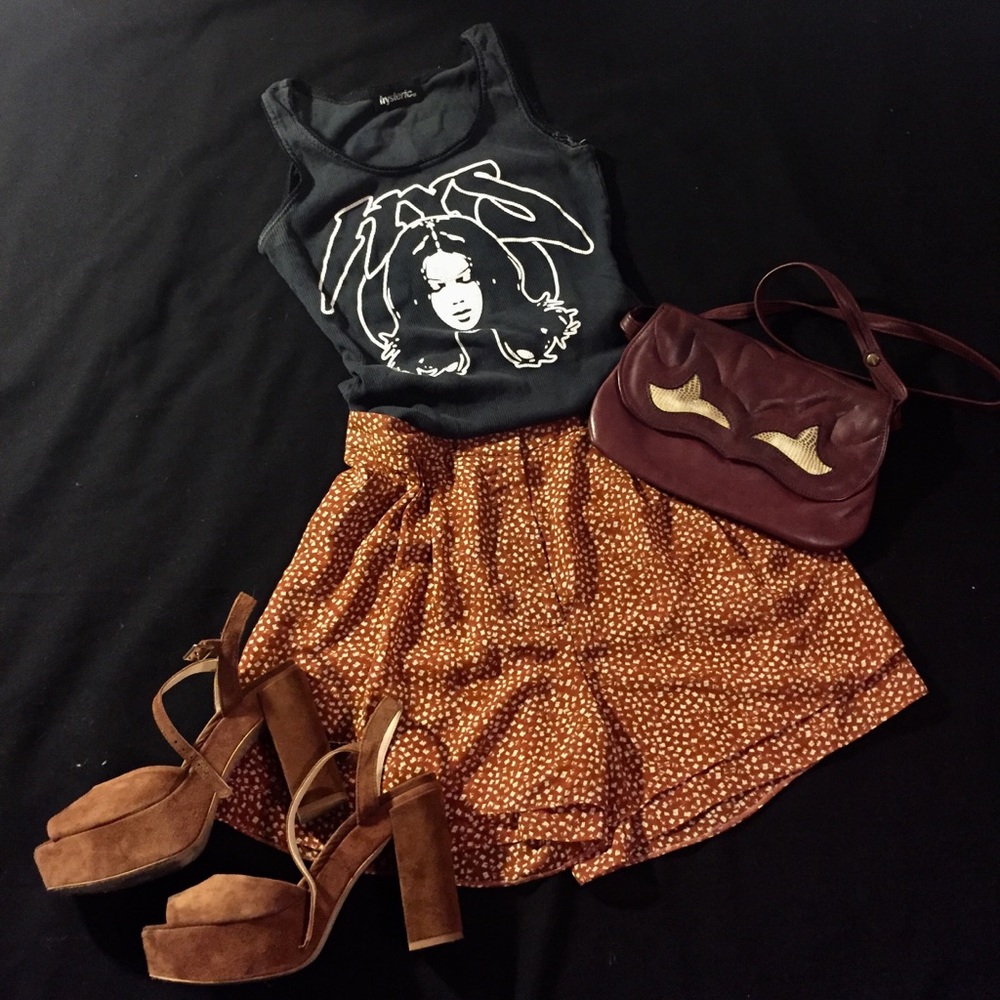 Pinup Girl High waisted Layered Chiffon Shorts