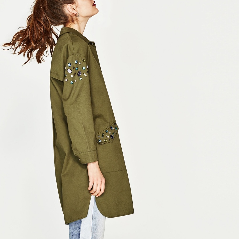 Embellished Overshirt