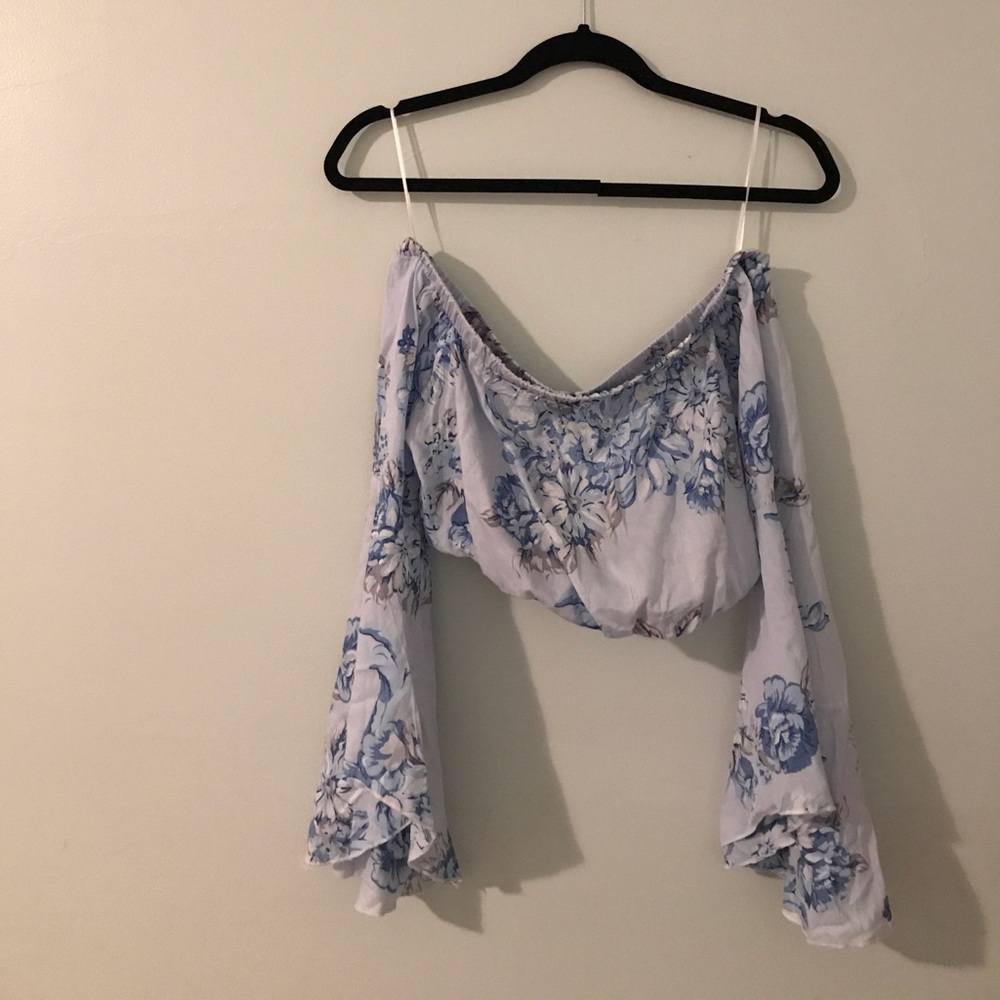 NWT Blue LF Top