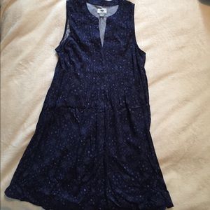 Old navy blue sleeveless dress