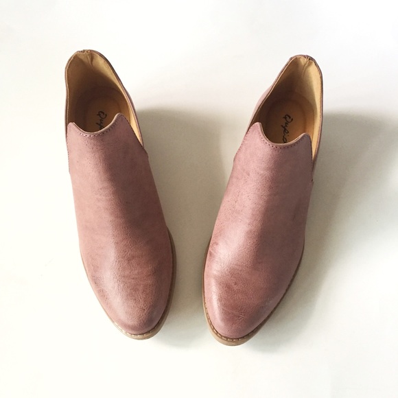 ✨1 left ✨Dusty mauve open side bootie - Picture 3 of 7