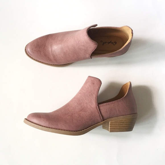 ✨1 left ✨Dusty mauve open side bootie - Picture 2 of 7