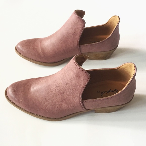 ✨1 left ✨Dusty mauve open side bootie - Picture 5 of 7