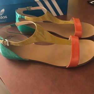 Boutique 9 color block sandals