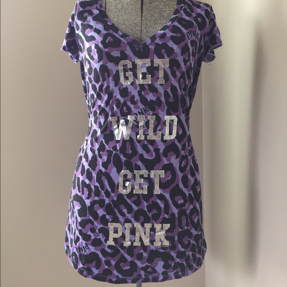 Victoria's Secret "Get wild get pink" nightgown