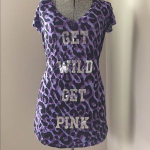 Victoria's Secret "Get wild get pink" nightgown