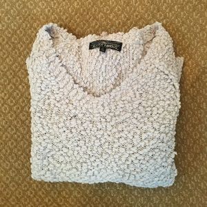 Super fluffy v-neck sweater