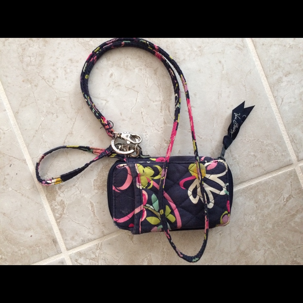 Vera Bradley Wristlet w/matching Lanyard