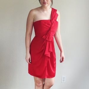 Red Bow Cocktail Dress