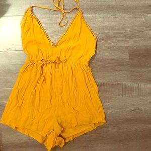 Mustard color romper