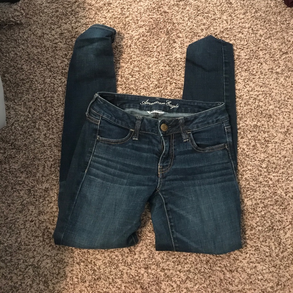 American Eagle dark wash jeggings