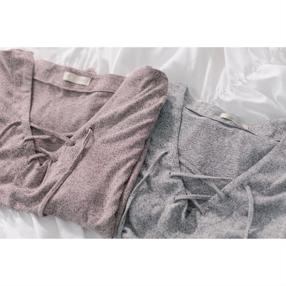 Lace Up Comfy LS - Picture 2 of 6