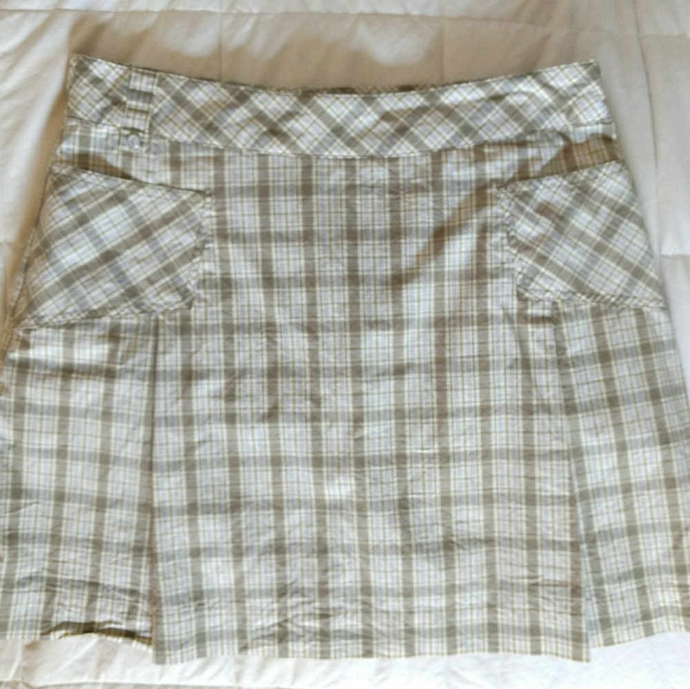 Lolë Plaid Mini Skirt