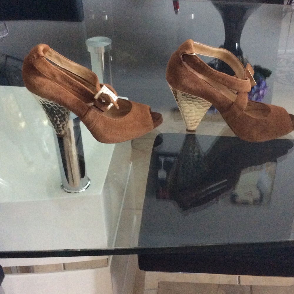 Brown Michael Kors heels