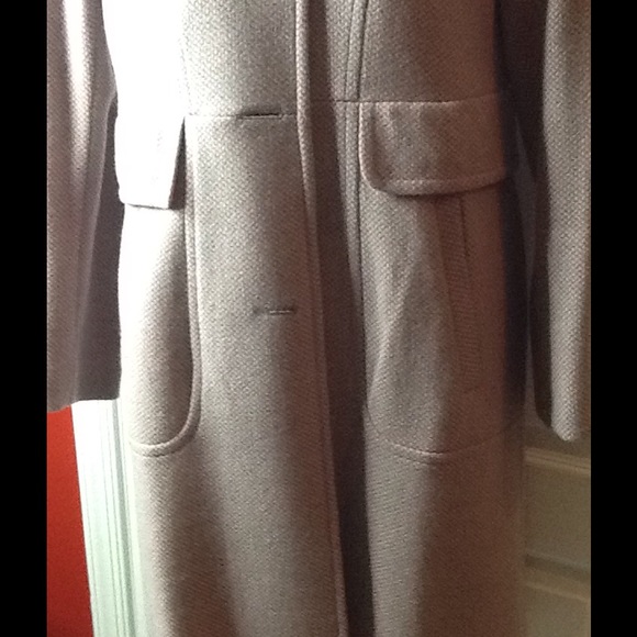 DKNY Pink and gray wool  structured Coat UNWORN - Picture 3 of 7