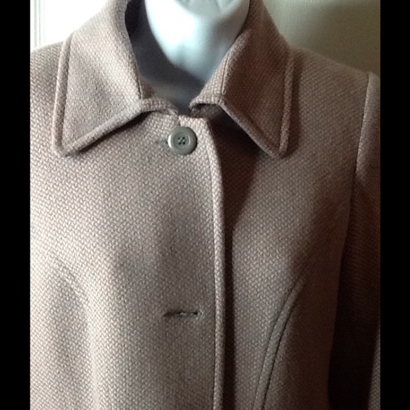 DKNY Pink and gray wool  structured Coat UNWORN - Picture 7 of 7