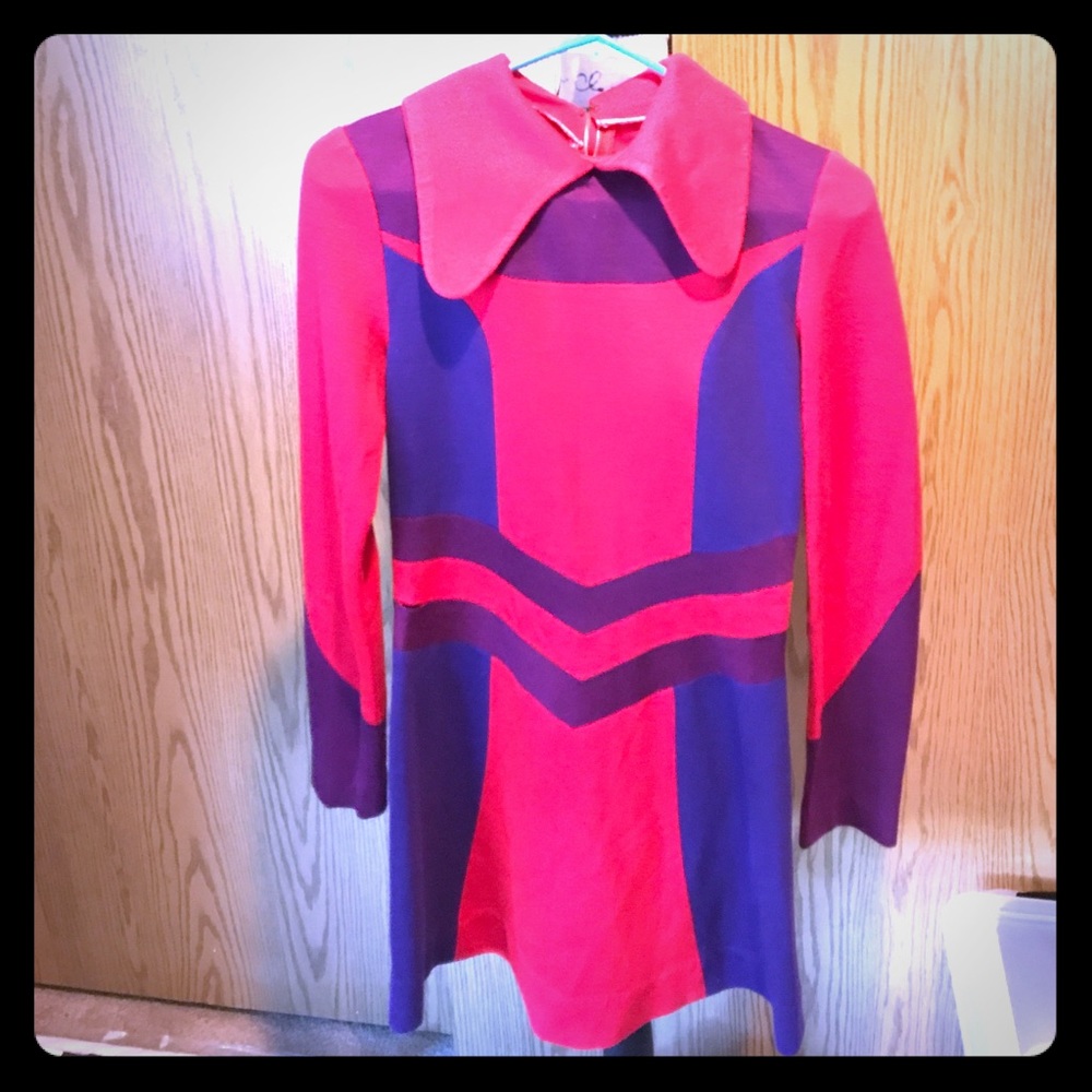 Retro vintage Brady crunch style dress