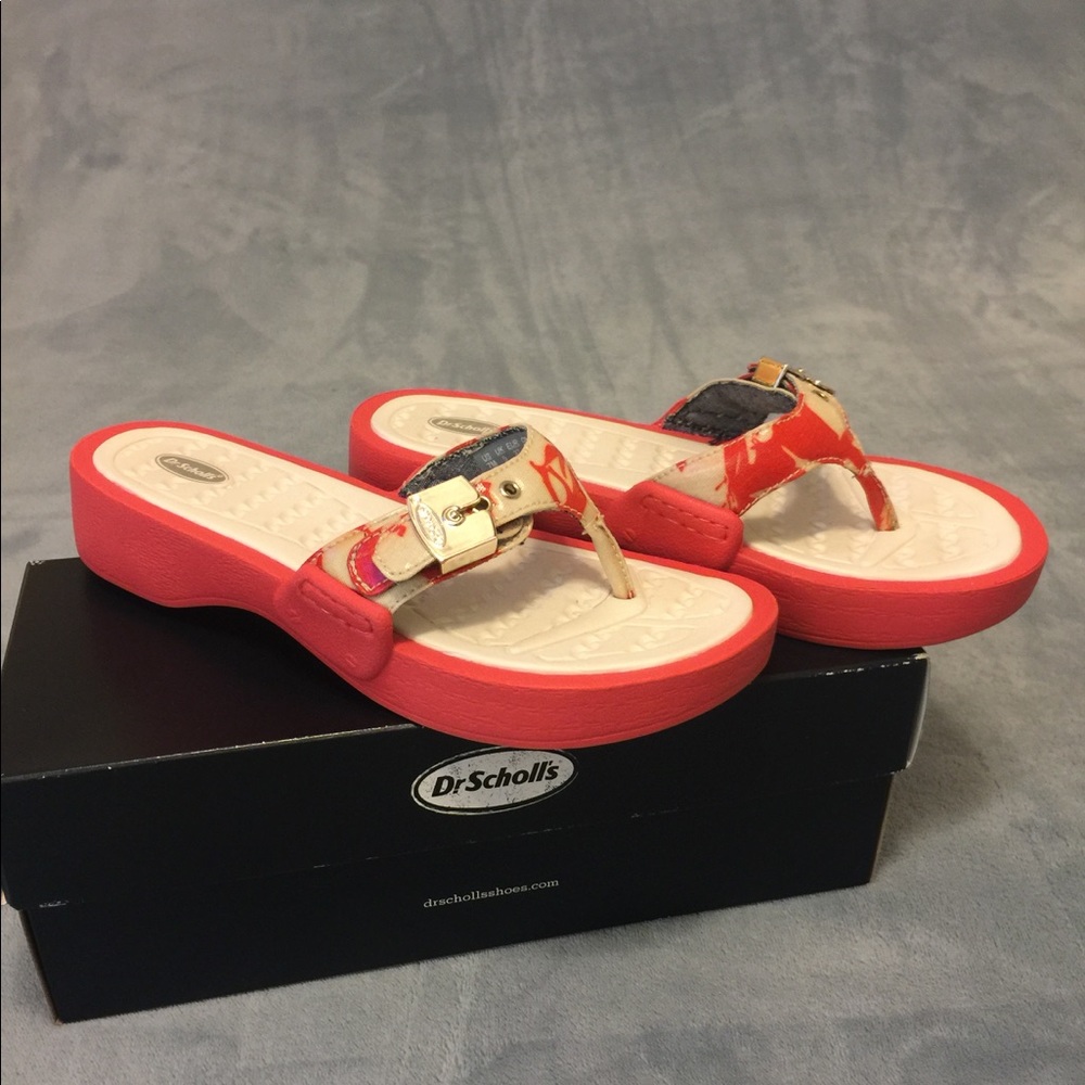 Dr. Scholls Coral Floral sandals