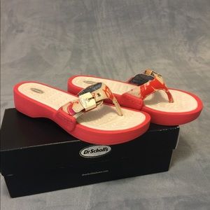 Dr. Scholls Coral Floral sandals