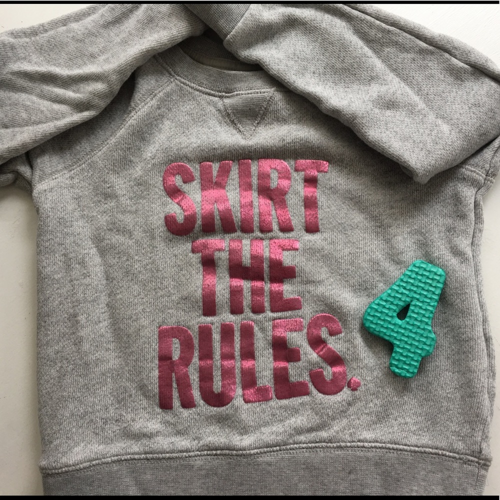 Kate Spade X GAP Skirt The Rules Sweatshirt