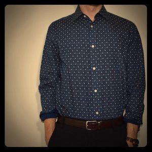 Banana Republic, Floral patterned dress shirt