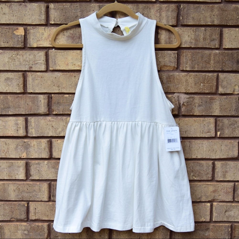 white free people dress NWT