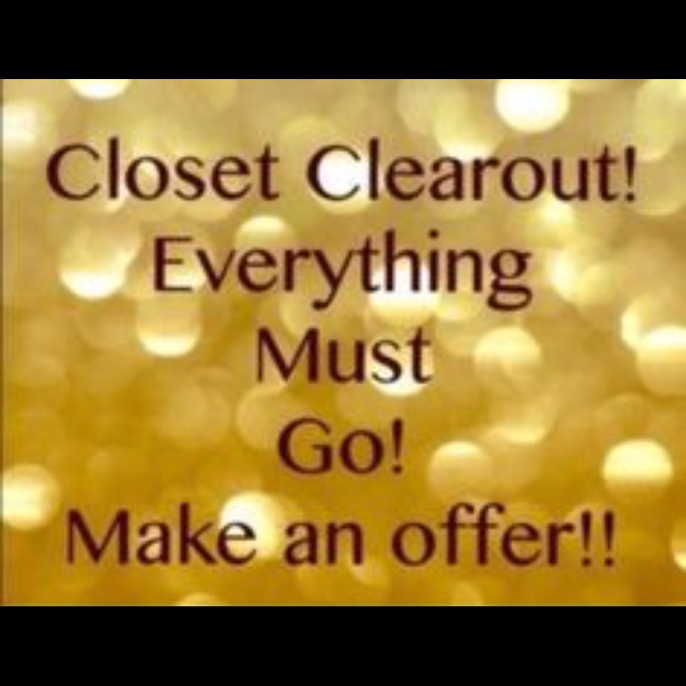 Everything must go! Please make an offer!