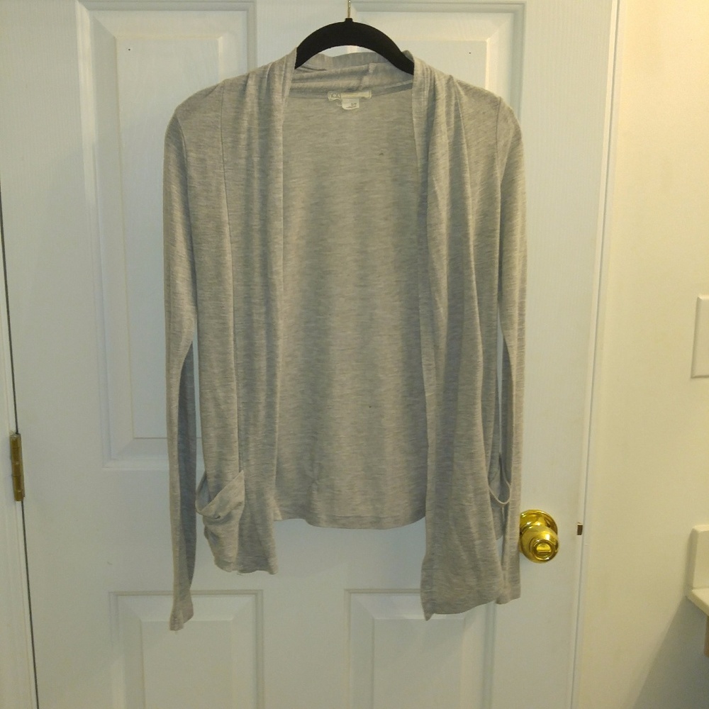 Forever 21 Open Gray Cardigan