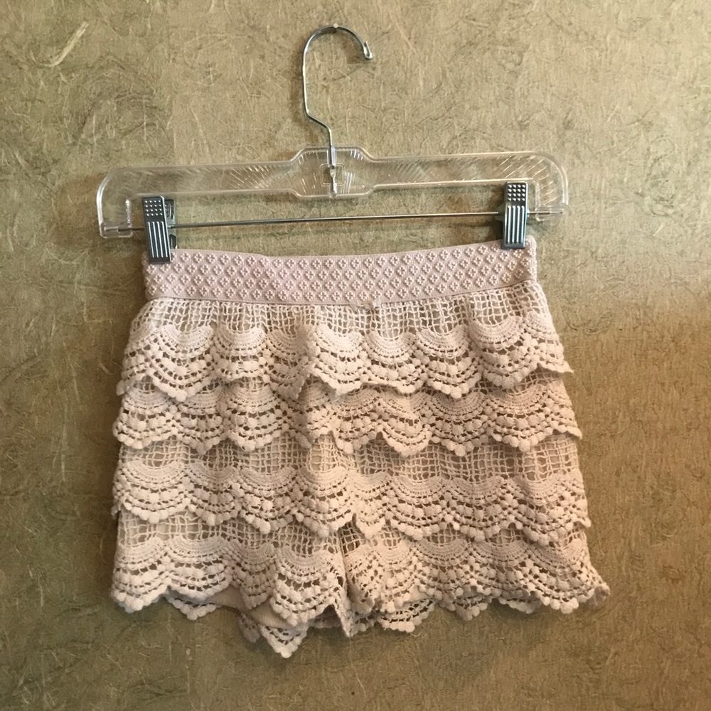 LAPIS GIRL//LACED SHORTS