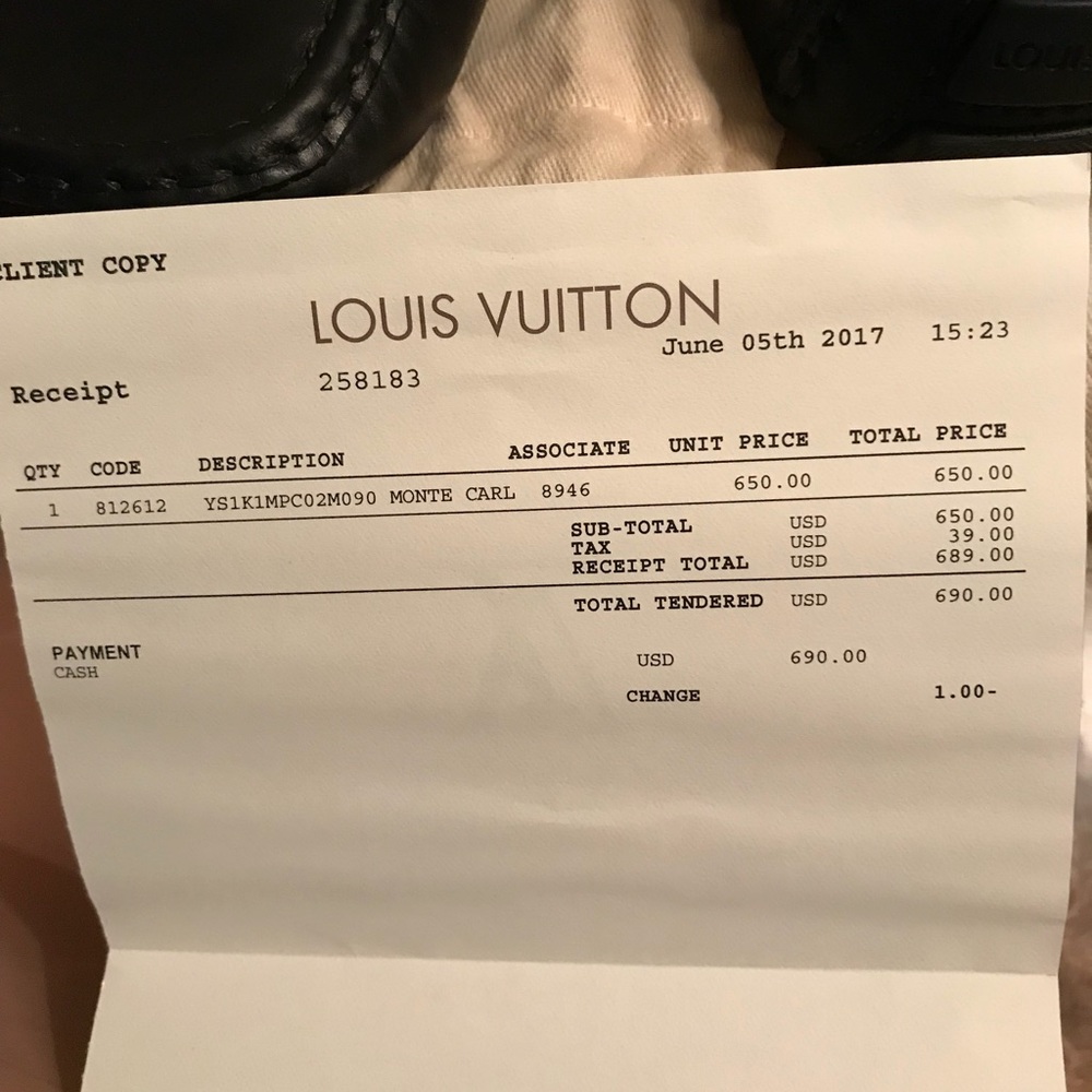 Louis Vuitton men’s loafer