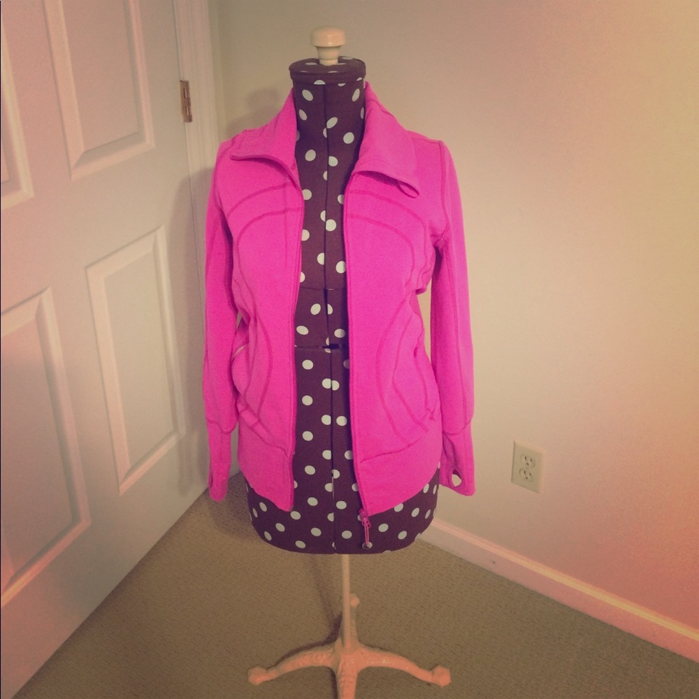 Hot pink LULULEMON jacket - Size 6