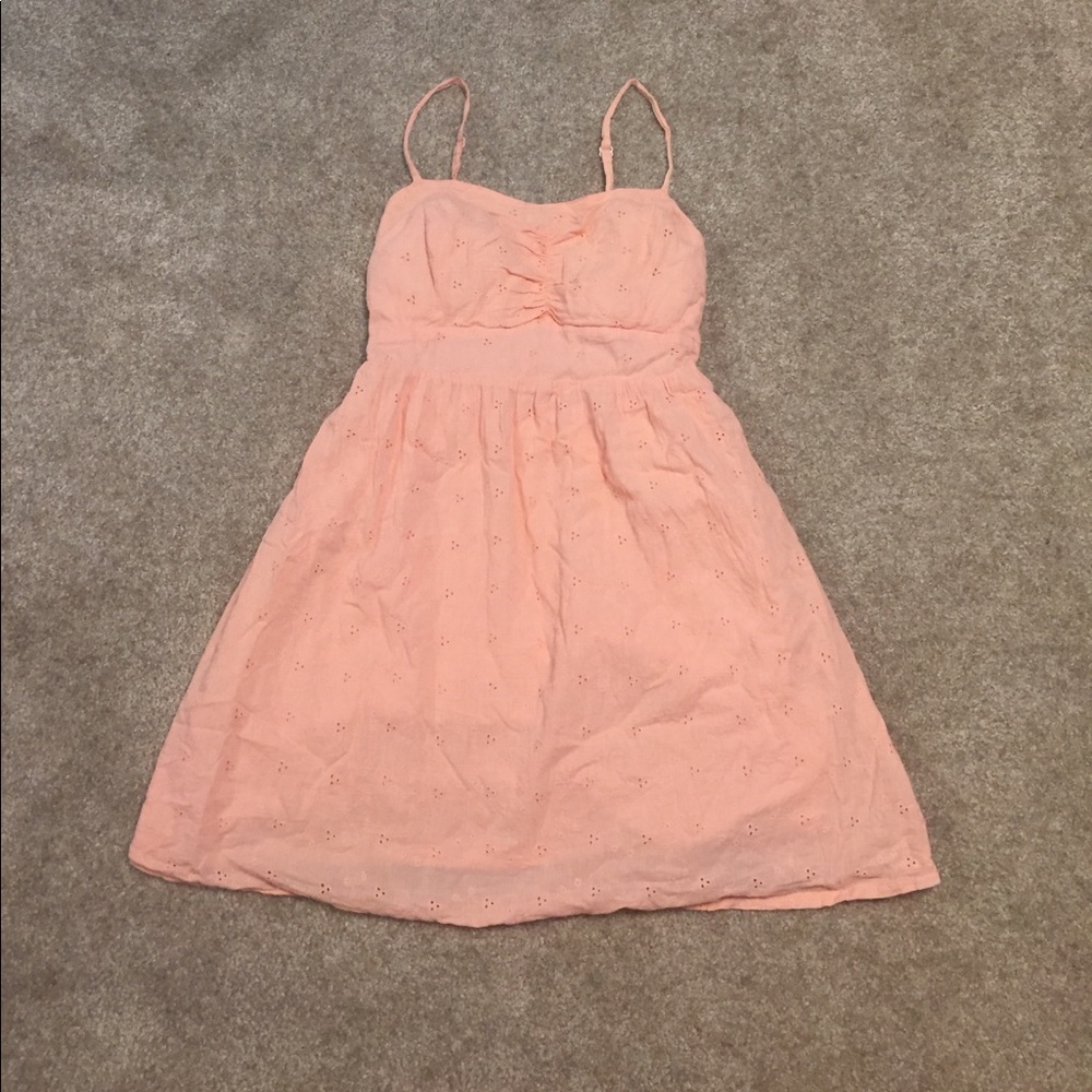 coral summer sundress