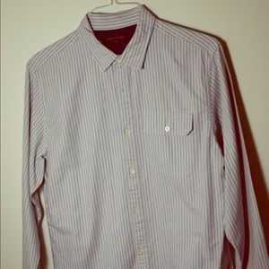 Banana Republic, Cranberry and Grey dress shirt