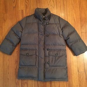 Girls down coat, size 4