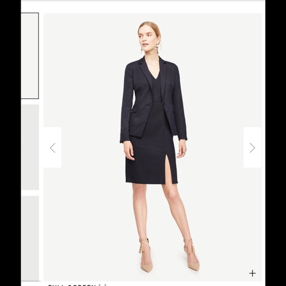 Ann Taylor pindot sheath dress - Picture 2 of 5