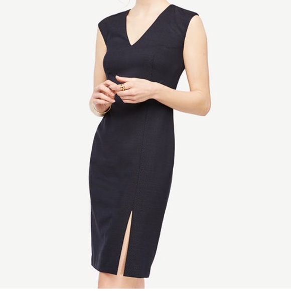 Ann Taylor pindot sheath dress - Picture 5 of 5