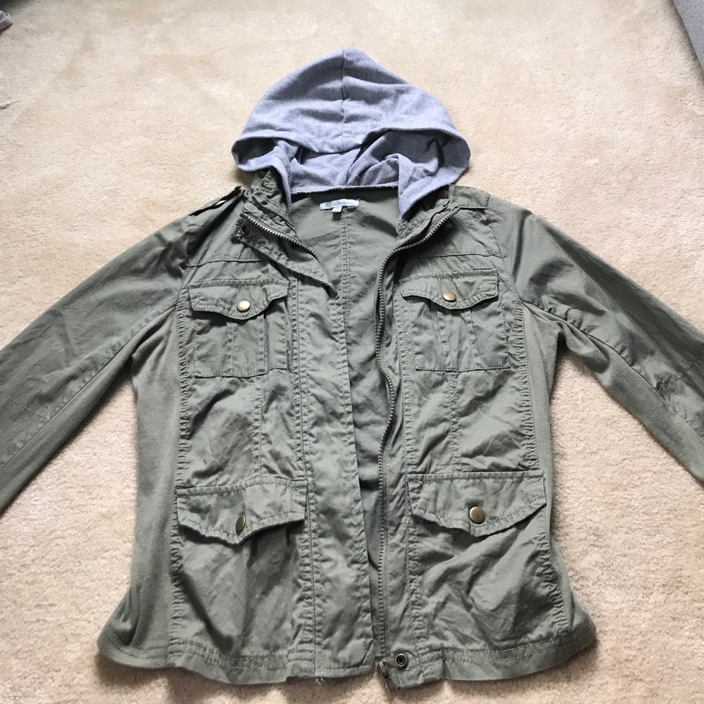 Charlotte russe army green jacket
