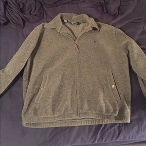 Polo full zip polartec sweater