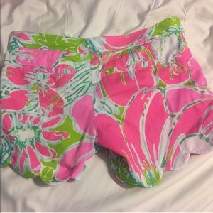 Lilly Pulitzer buttercup shorts size 0