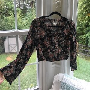 ✨LA Hearts Paisley Crop Top✨